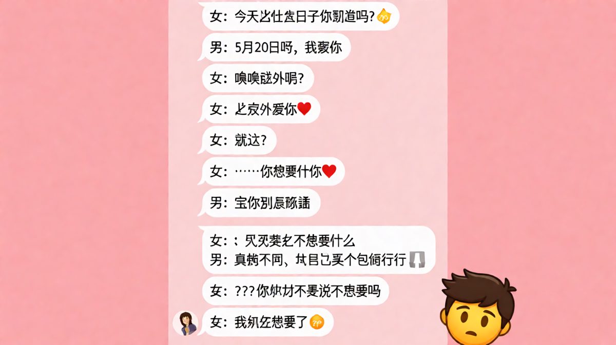 女生欲擒故纵的标准操作，男生全程懵圈