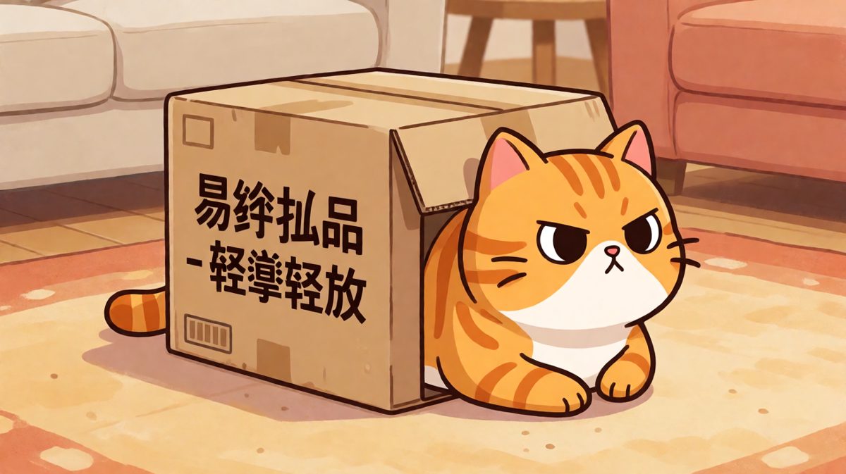 「这箱子说能装下我，我信了」——橘猫的自我修养