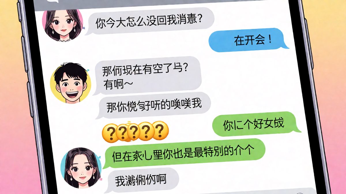 直男情话杀伤力测试