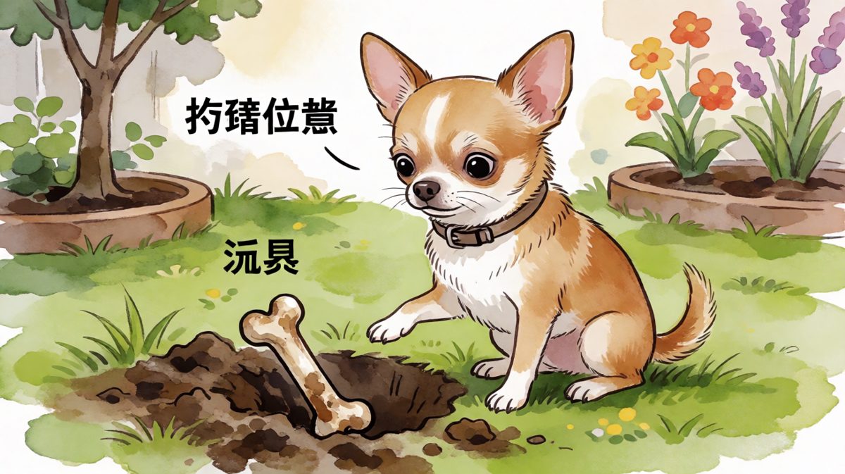 狗：我的宝藏呢？园丁：你埋的是拖鞋