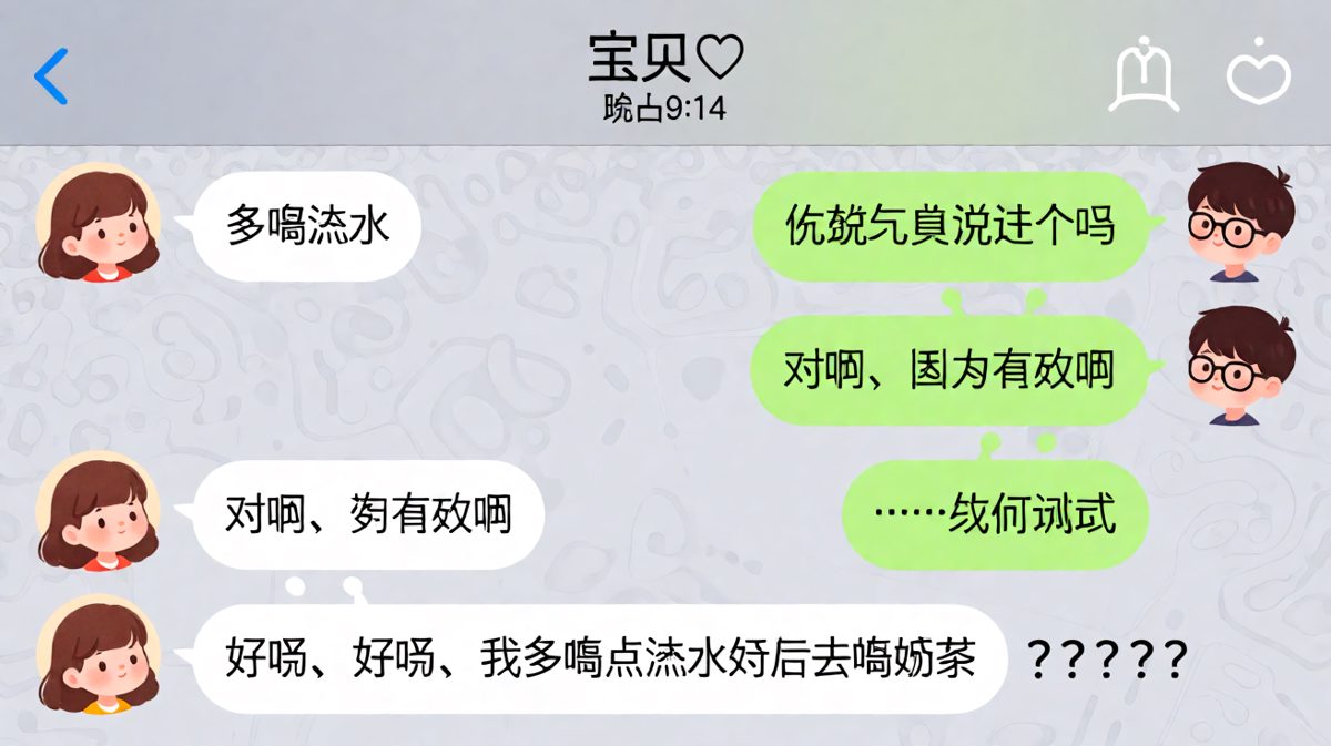 「多喝热水」的反杀——原来你可以多喝，我喝奶茶！