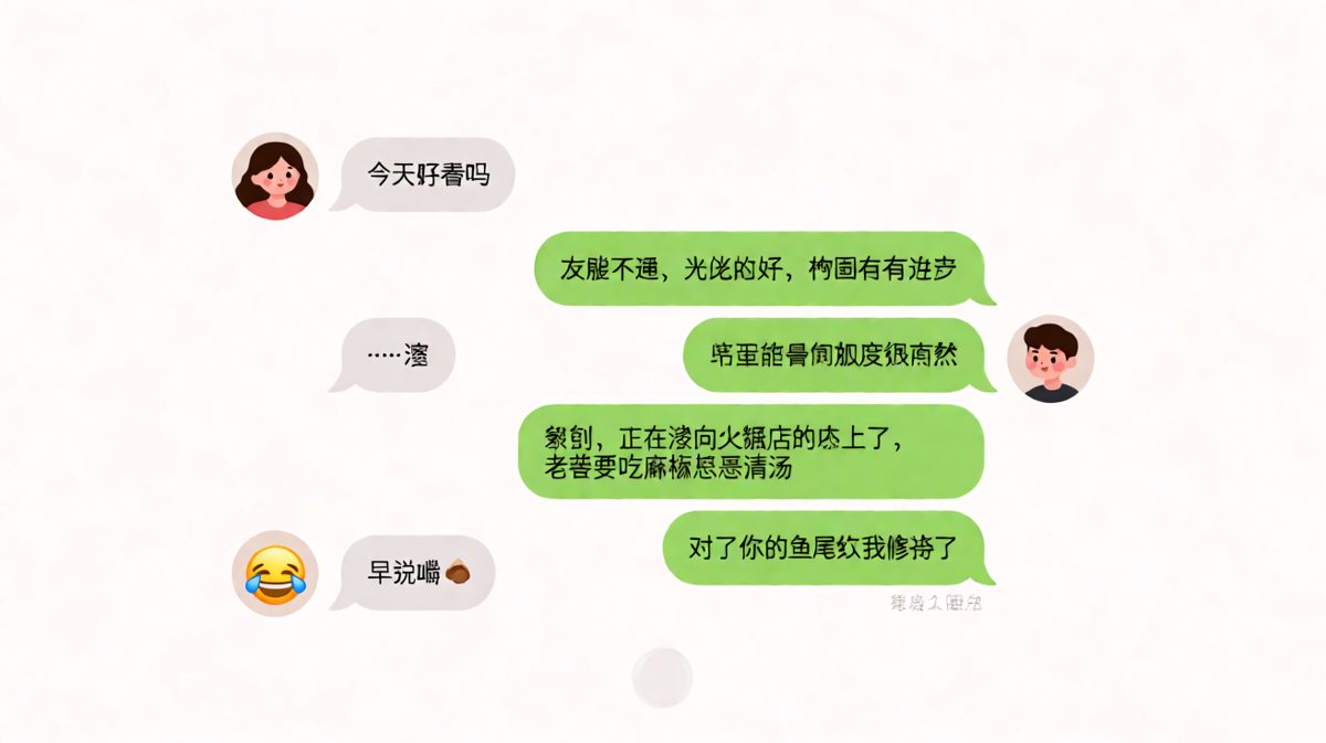 女生发自拍求夸奖，直男理性分析后靠火锅成功翻盘。