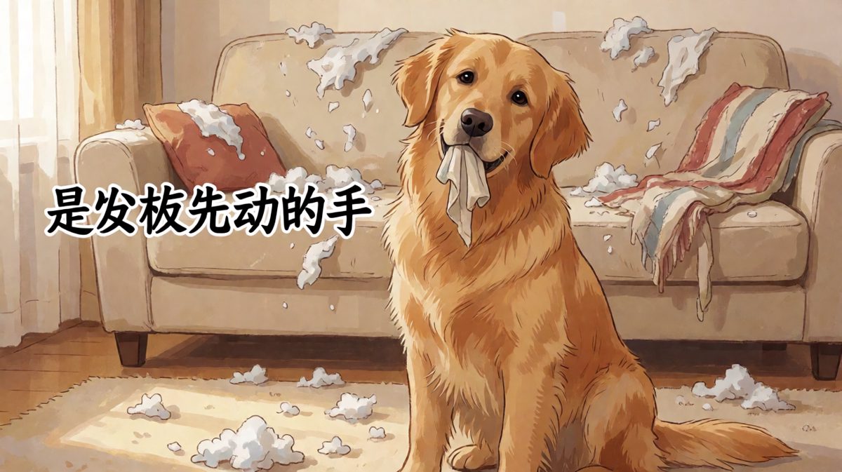 破坏现场的狗狗，永远比受害者无辜。