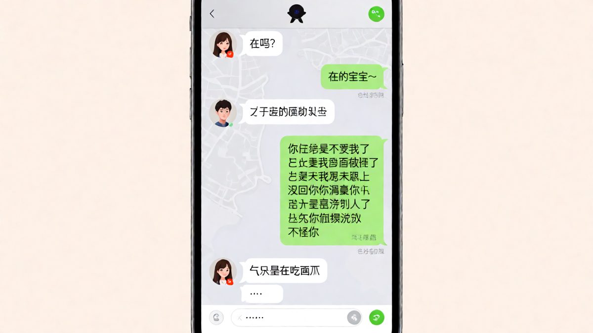 "在吗"之后男生的脑补大戏