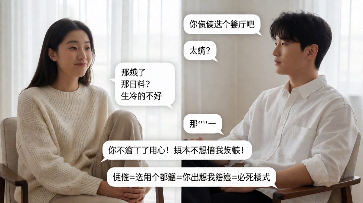 「随便」是恋爱中最危险的陷阱题