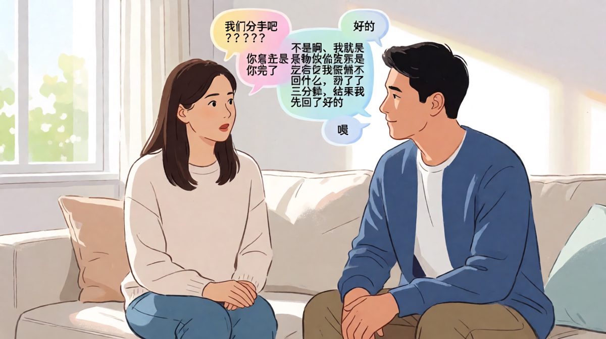 分手测试，他直接交出满分答案