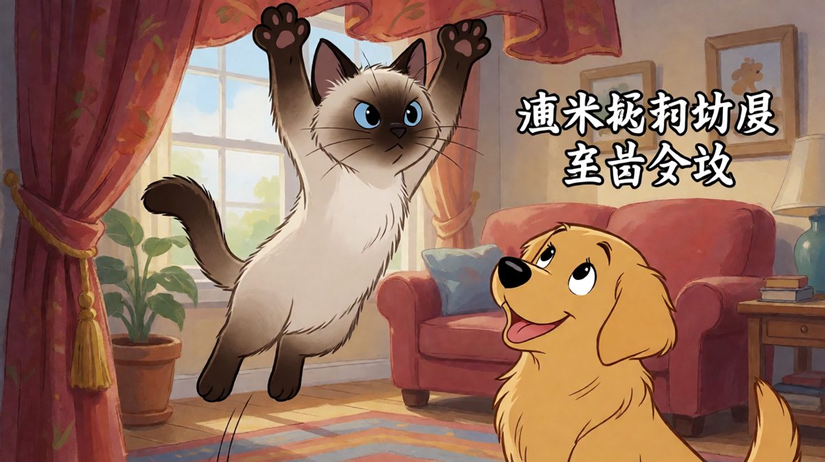 猫：我这不是爬不上去，我是在执行高空任务！
