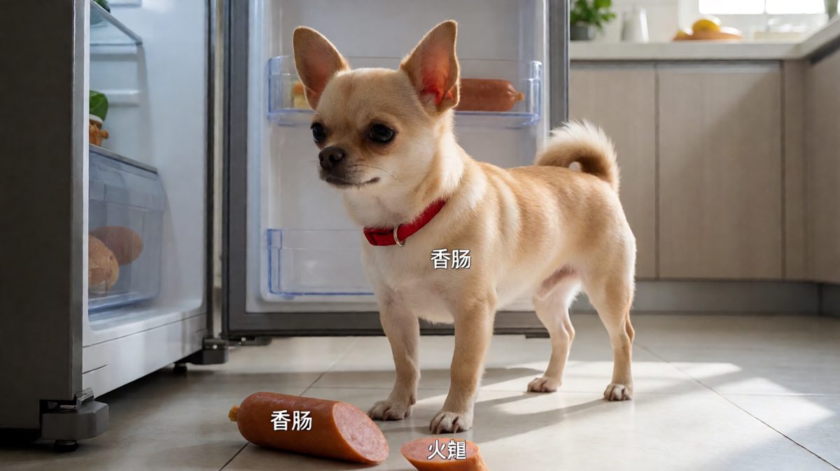 是冰箱自己开灯叫我去的！