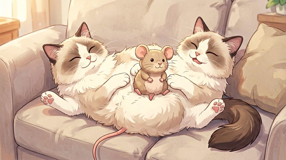 这是本喵最新抓到的猎物，真香！