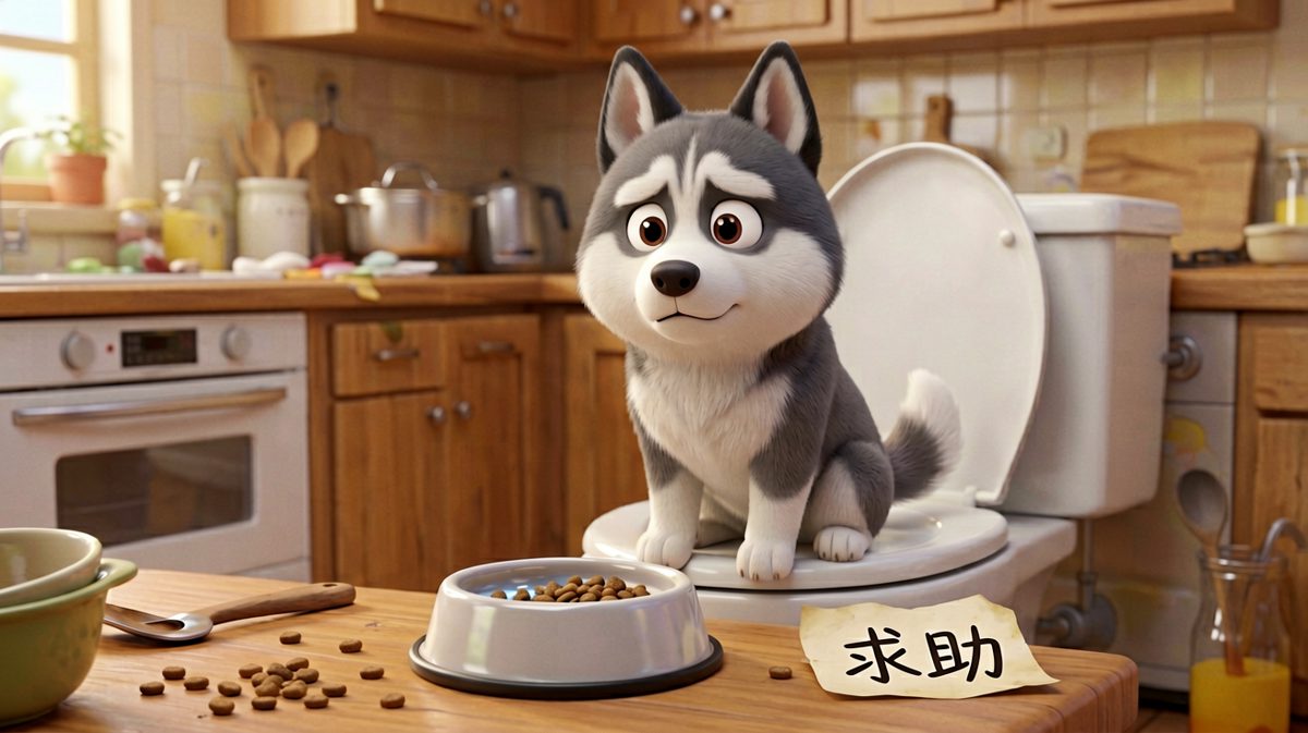 两脚兽，碗真的空了你知道吗！