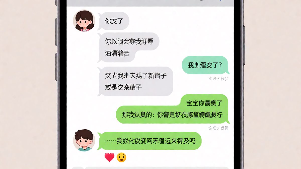 '你变了'的求生欲测试现场