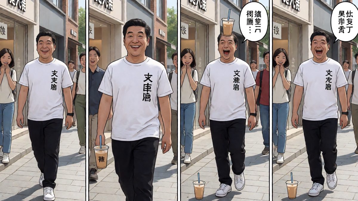 人生如奶茶，洒了一地……