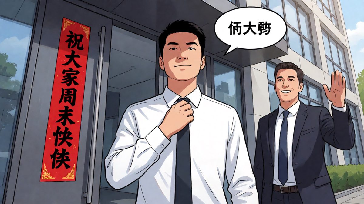 到达公司才发现，原来今天……是周末！