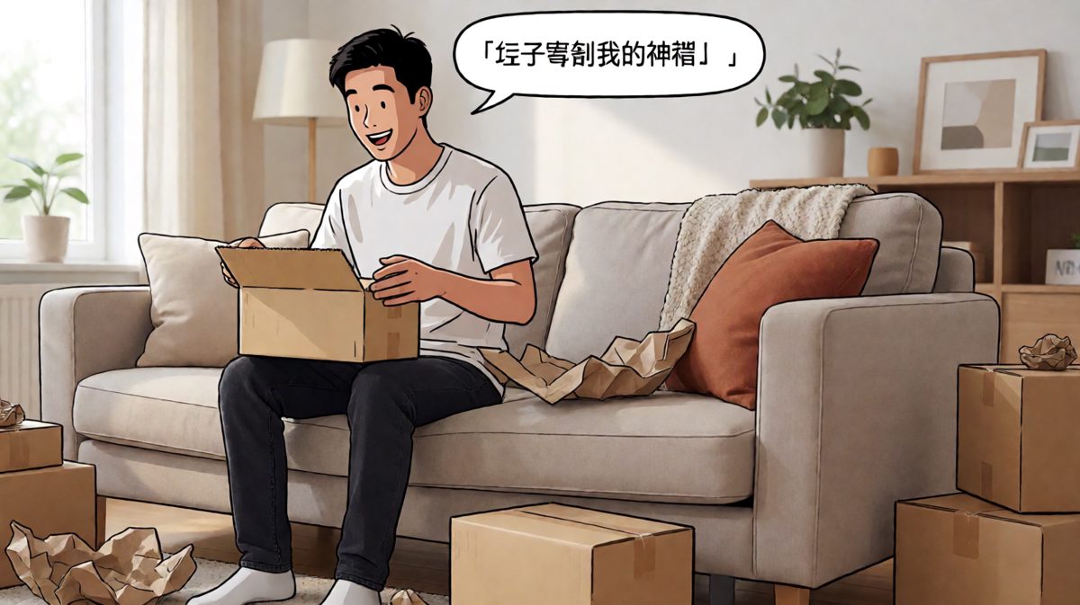 收到快递，满怀期待