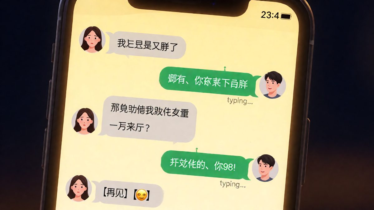 求生欲满满的回答最终还是输给了数字，男生已读不回是最残忍的惩罚。