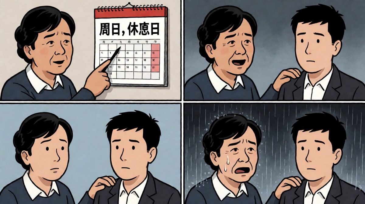 今天原来是周日……