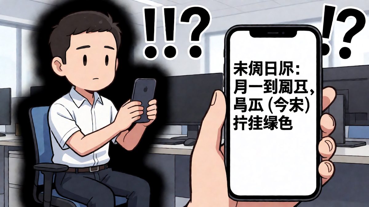 打开日历一看……今天是周六？！