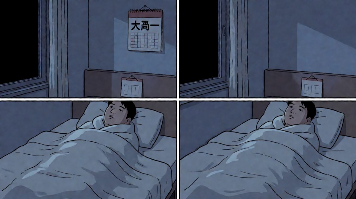 闹钟响了……再睡五分钟应该没问题吧？