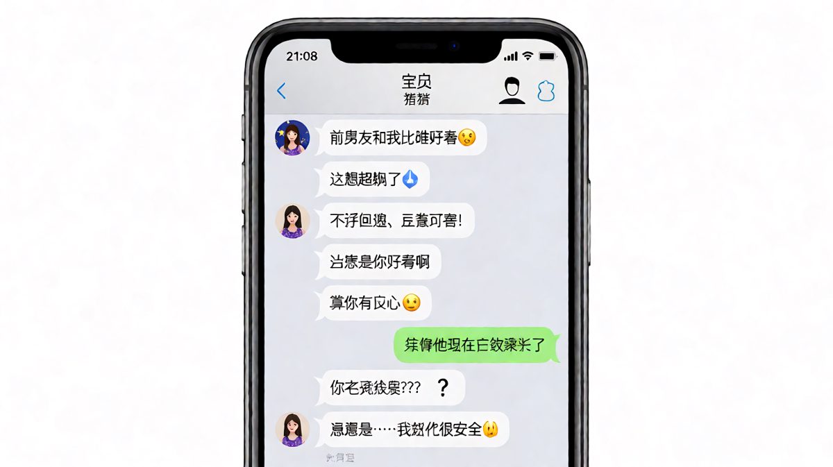 夸你好看的同时暗戳戳秀了一把安全感