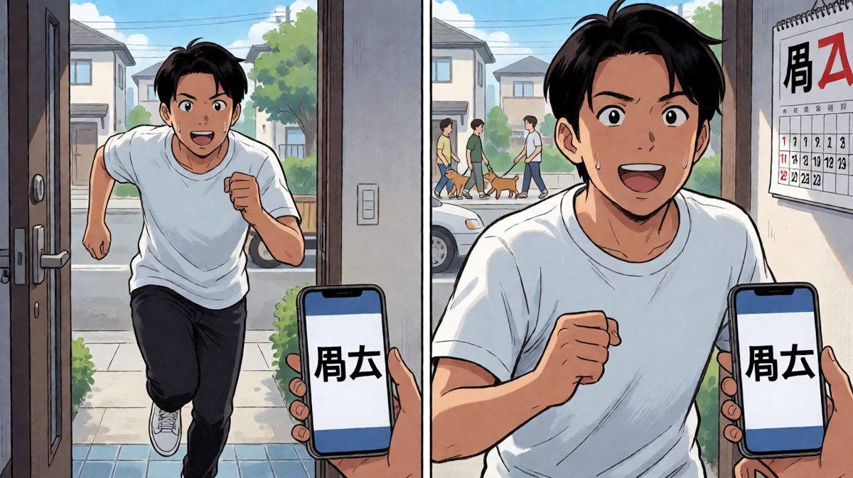 冲出门才想起——今天是周六！