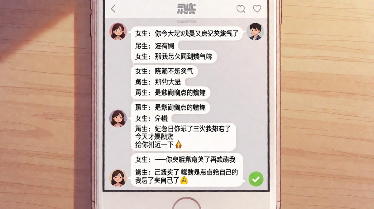 男生忘关煤气引发一场虚惊，最后坦白是因为纪念日忘了想补办，但自己反而被蜡烛感动到忘记自己点的是蜡烛。