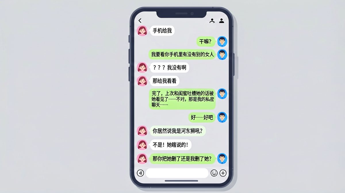 查岗变翻车现场：男生被自己的'闺蜜'出卖
