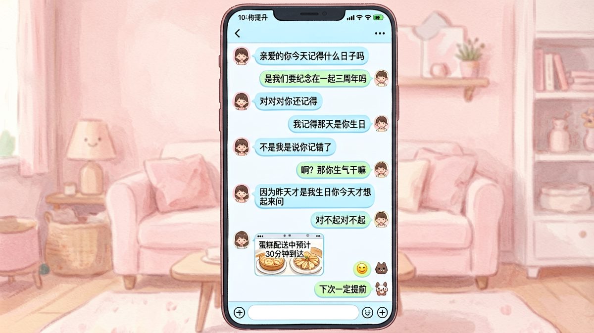 记错日子但应急反应满分