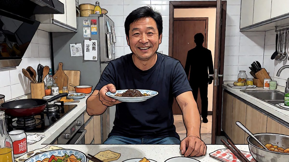 外卖到了……不对，是朋友来家里吃饭了