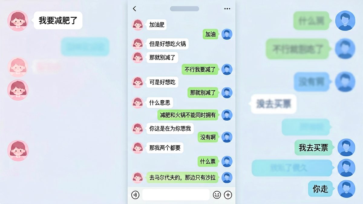减肥和火锅只能选一个，男生的终极解决方案是直接移民。