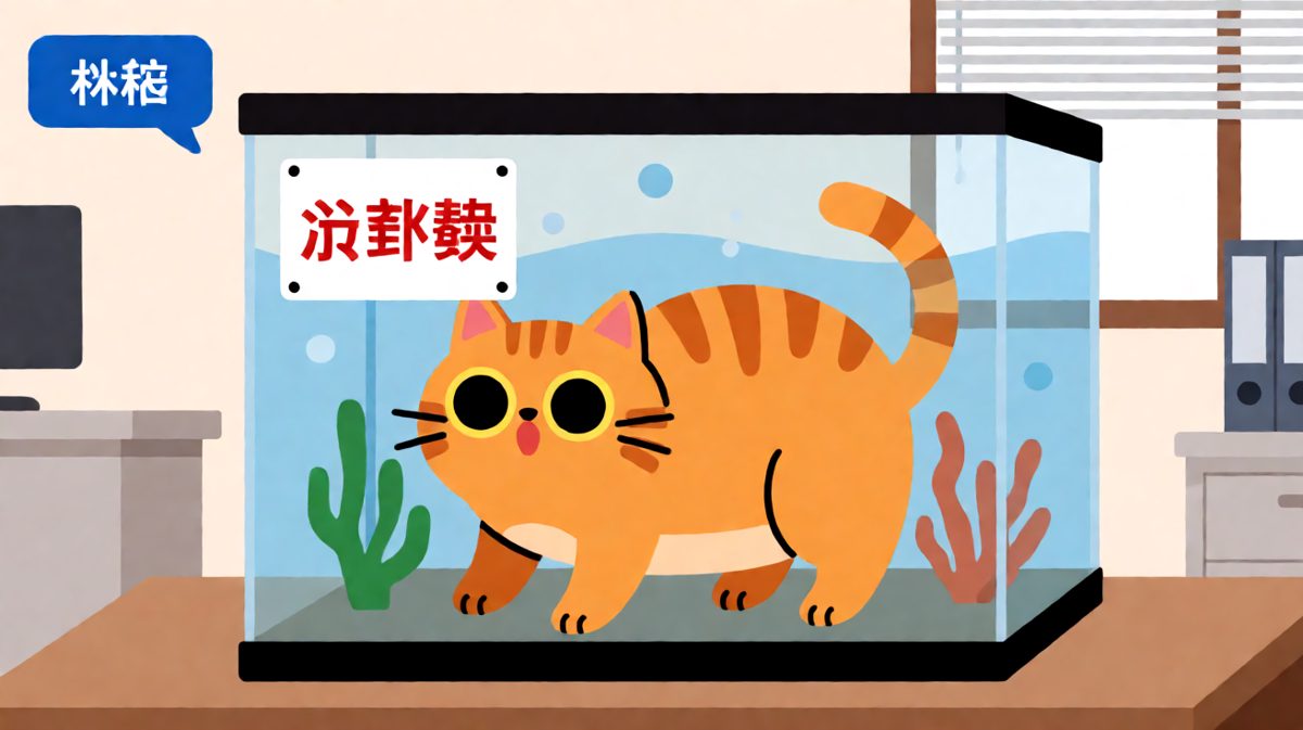 说好的'鱼'缸呢？！