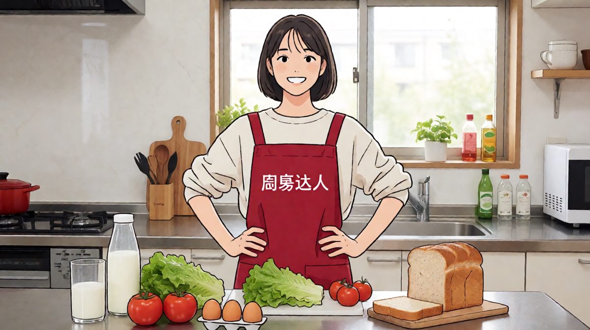 自信满满的新手厨神上线