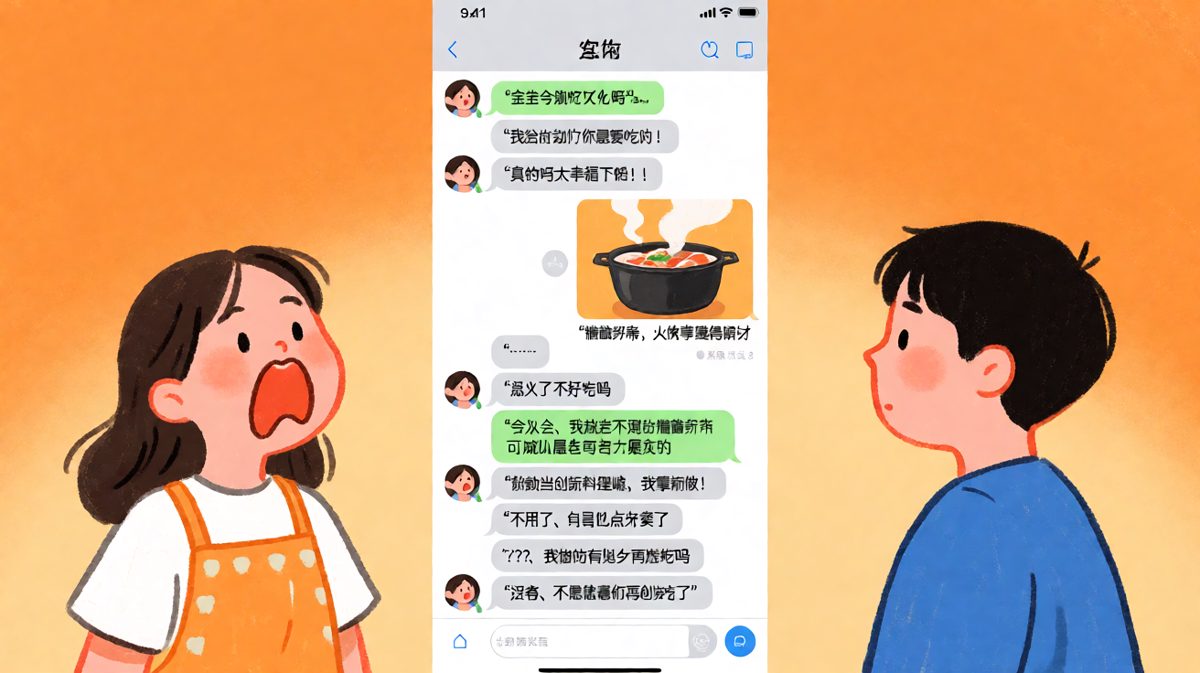 说要做最爱吃的糖醋排骨，端出来的却是'黑色创新料理'