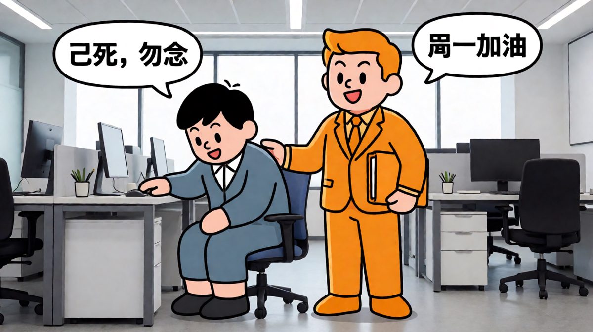 周一的我 vs 周一的同事——有人还没开机.jpg