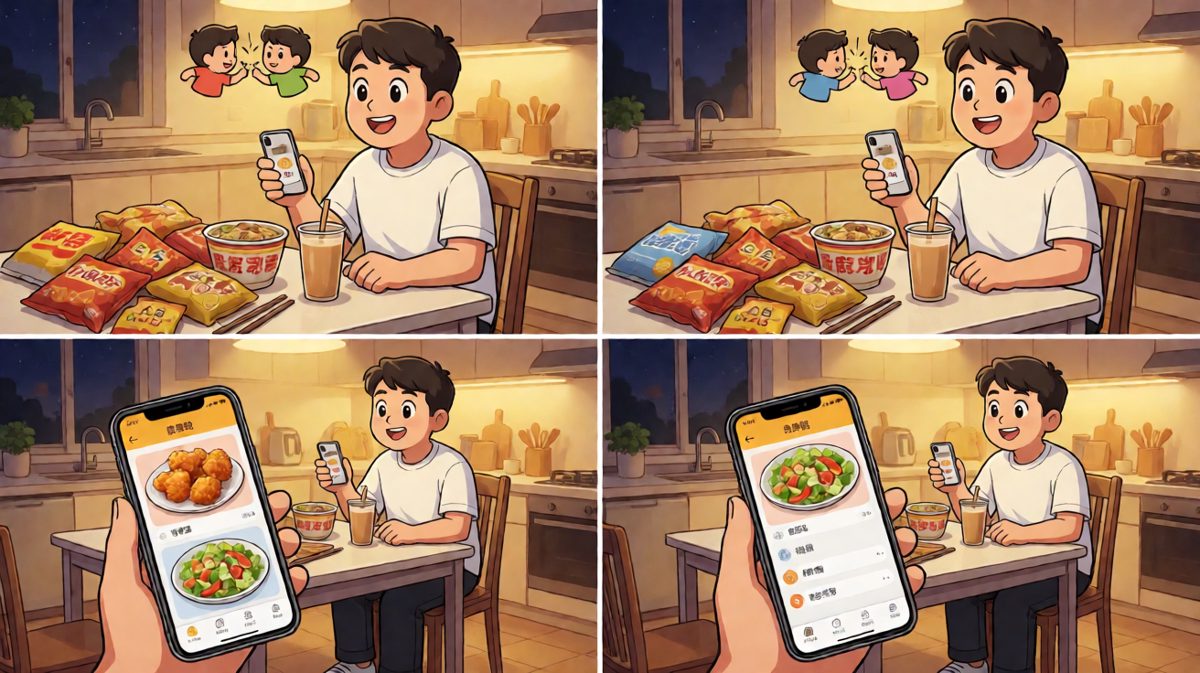 凌晨11点：减肥的事……明天再说吧。