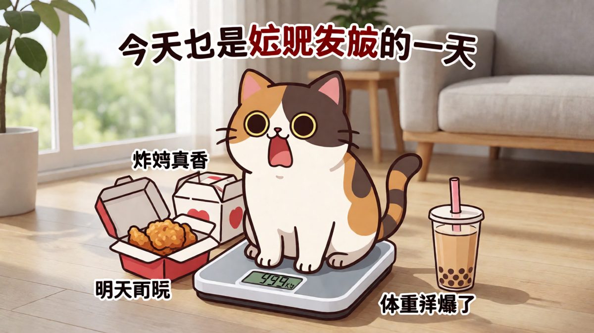 减肥flag倒了第一百次，奶茶炸鸡永不背叛我