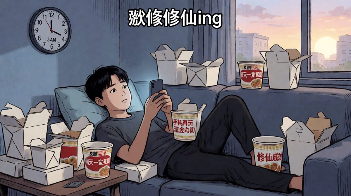 熬夜修仙ers，凌晨三点不肯睡，明天起不来别怪我