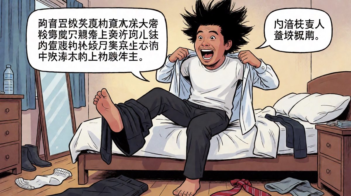 猛然惊醒，开启混乱的穿戴模式