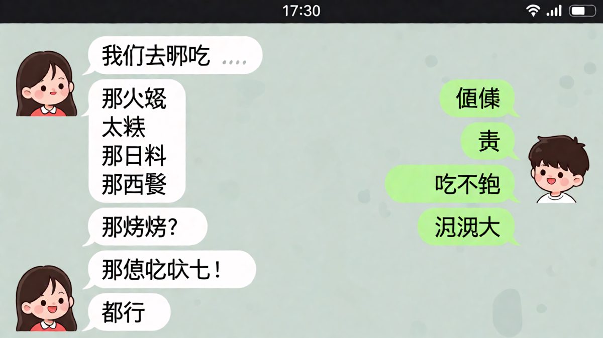 「随便」两个字是情侣对话中最危险的词汇，终极反转笑死人。