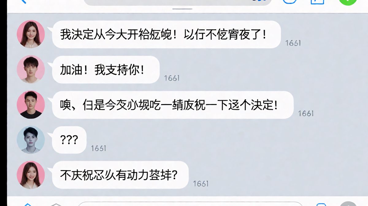 减肥第一顿必须庆祝