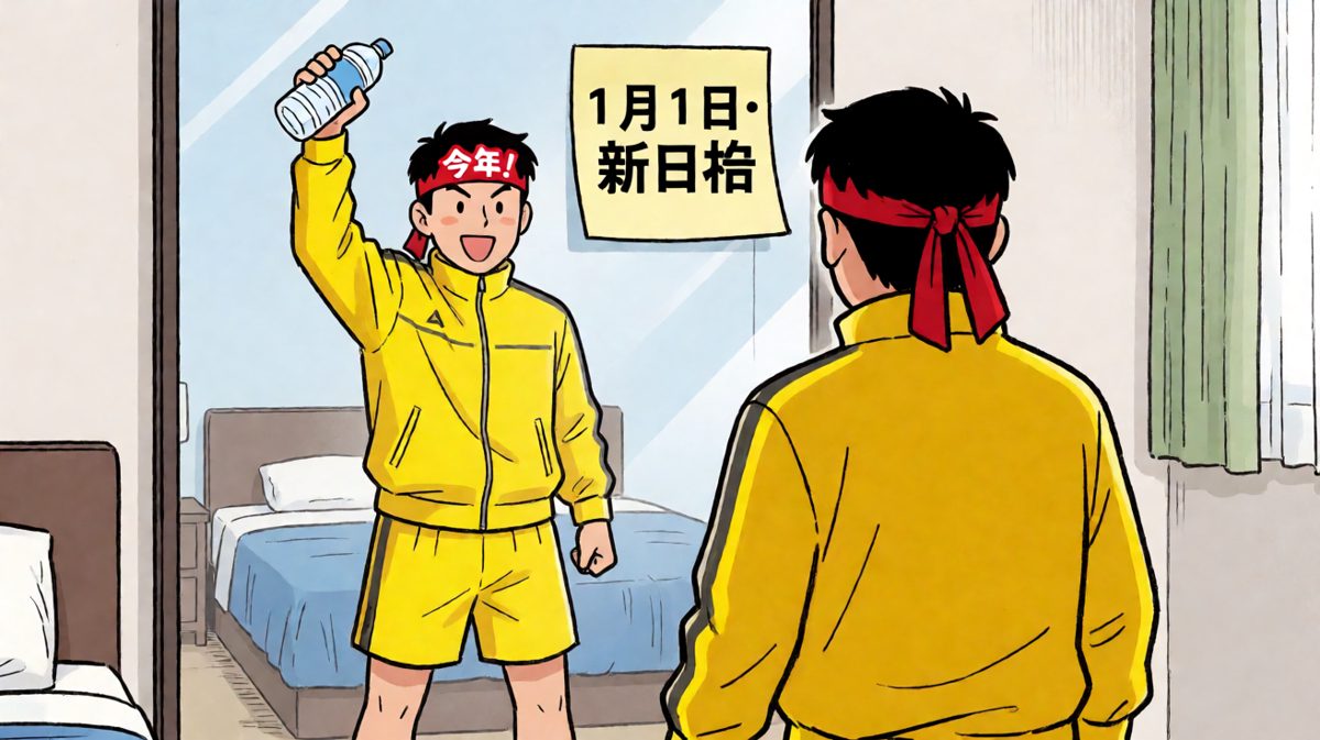 一月一日，热血沸腾立下flag，誓要瘦成闪电。