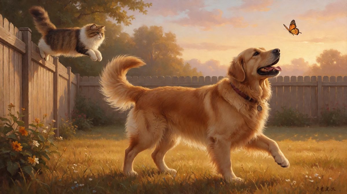 金毛犬：原来我在追的不是尾巴，是人生的意义啊！
