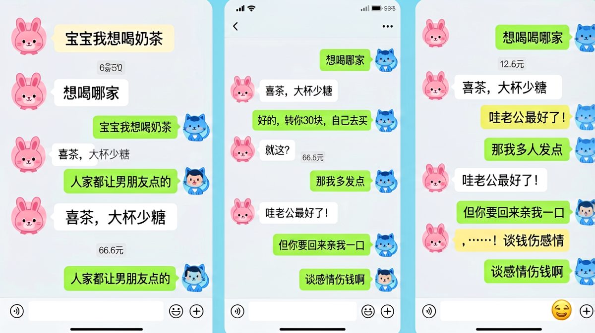 爱情可以免费，但奶茶不行