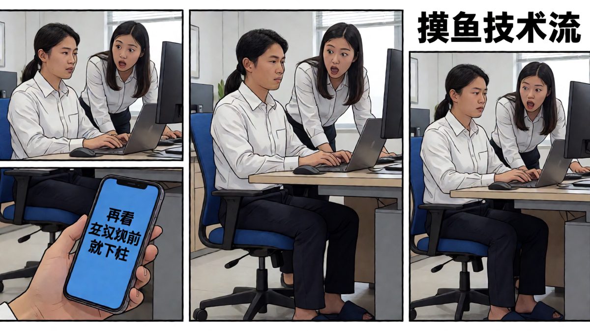 表面工作狂，实则摸鱼王