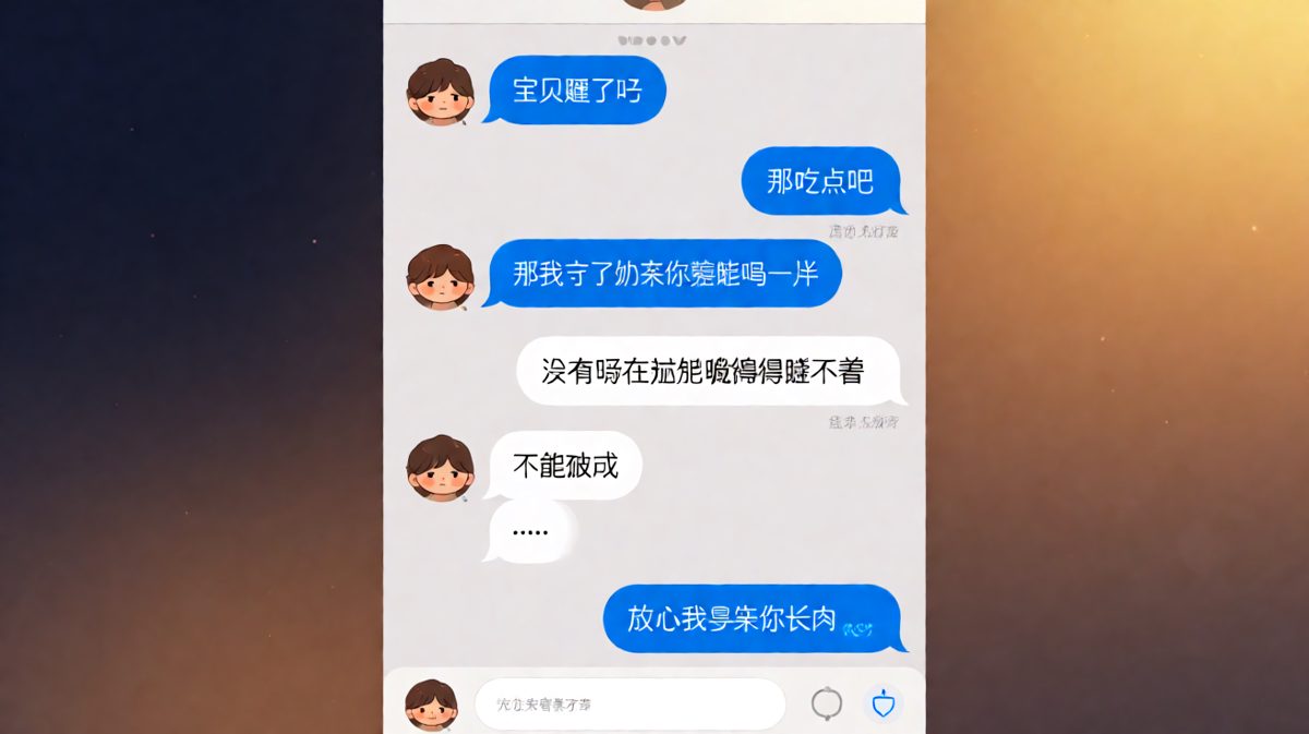 半夜饿了的对话，套路满满的直男逻辑