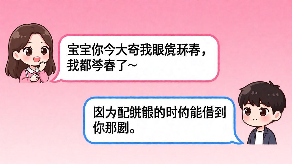 借眼镜的反转：夸完就想借走