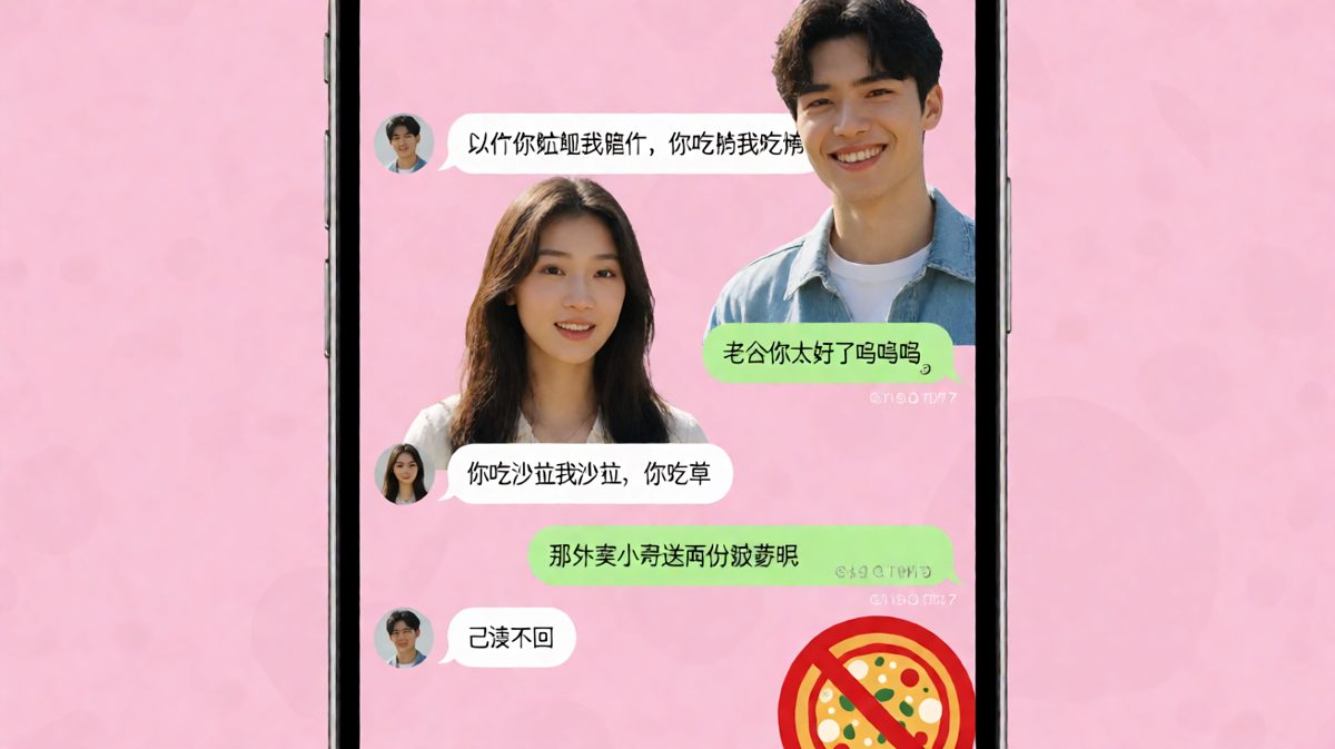 陪减肥是认真的，但外卖来了他输了