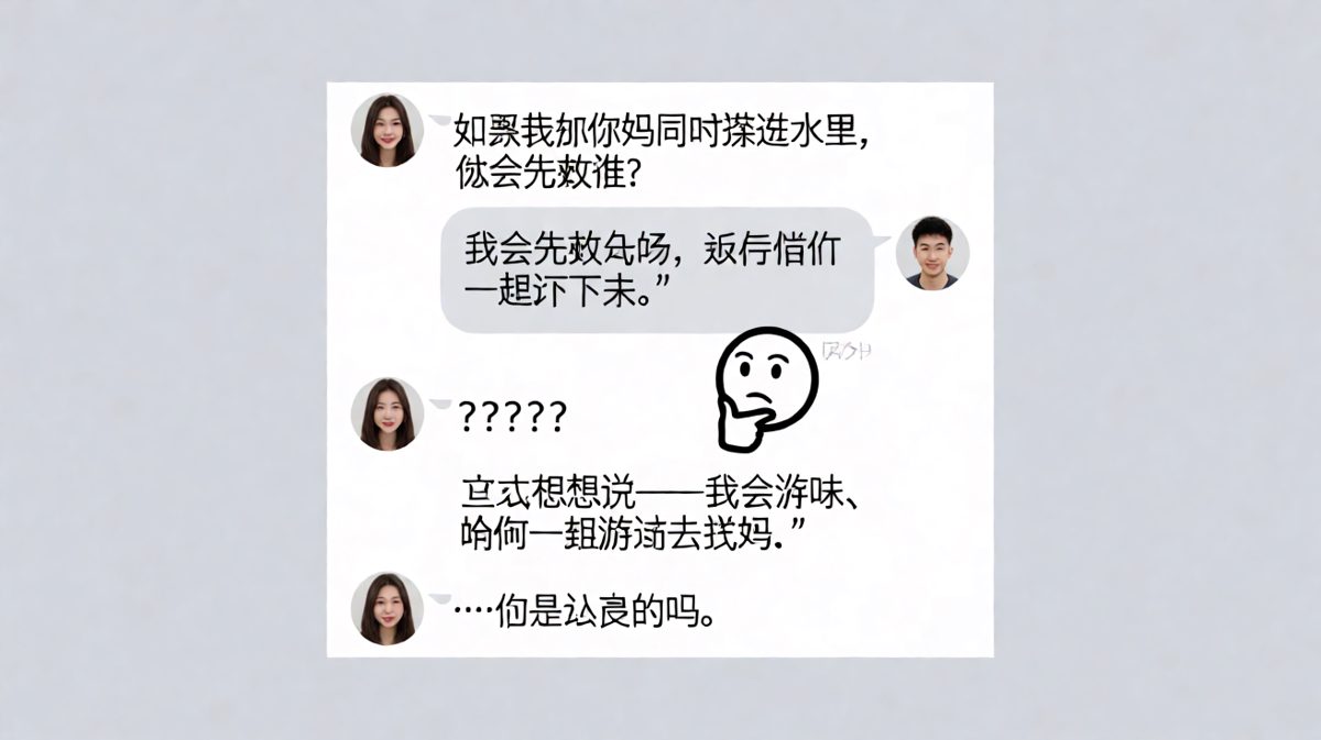 送命题秒变求生欲满分，男朋友脑回路清奇