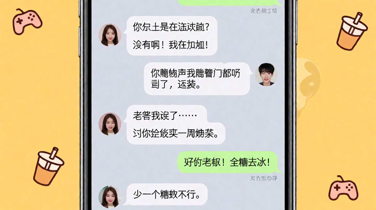 打游戏被捉包，用一周奶茶换平安