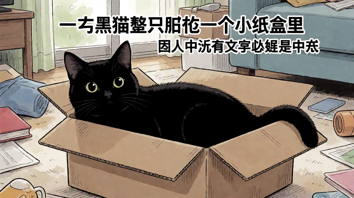 猫：这盒子虽不大，但朕的威严不可辱。