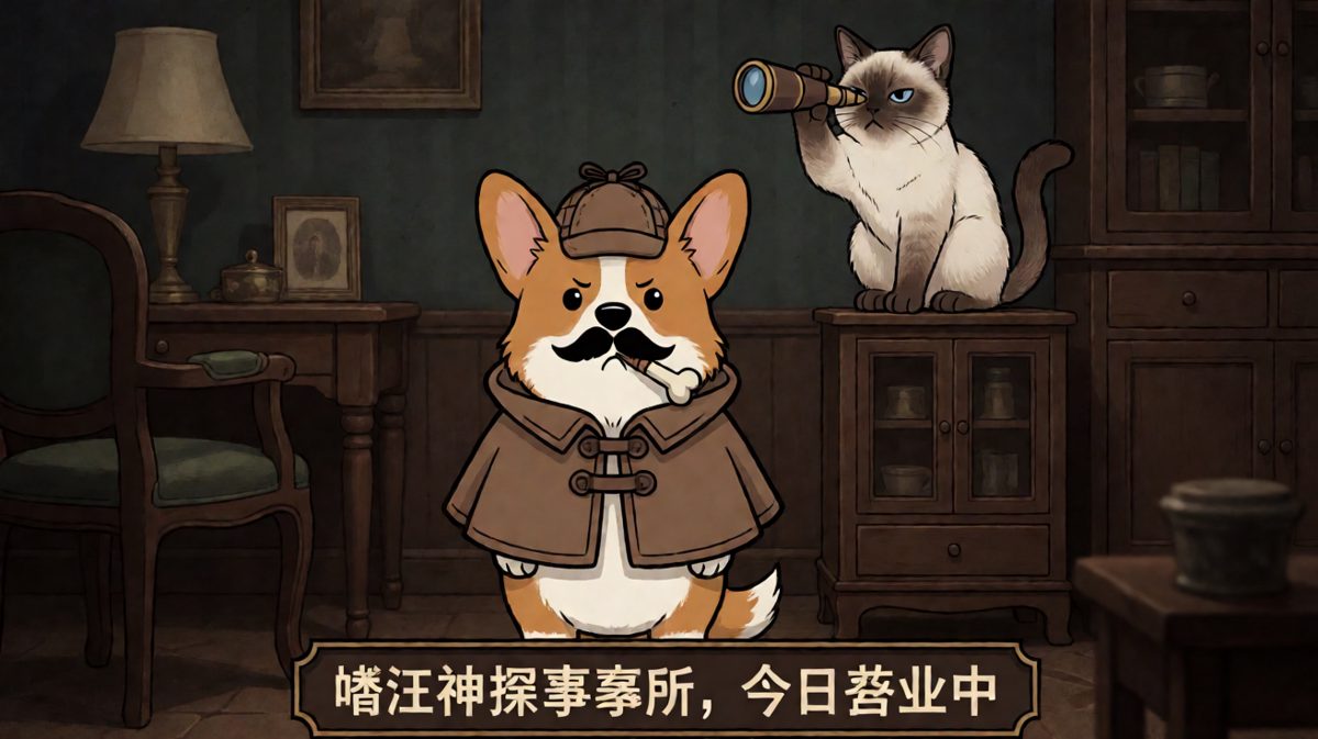 狗狗侦探出道现场：本探已经锁定嫌疑人——偷吃饼干的就是你！